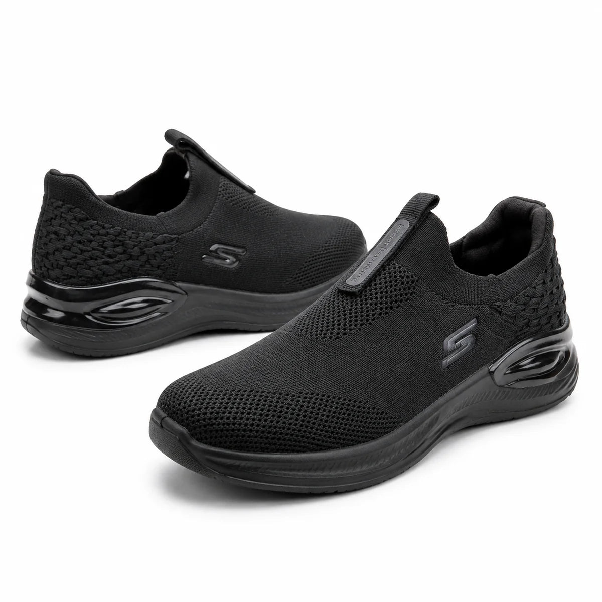 Black Air Flex l Comfort Walk Skechers