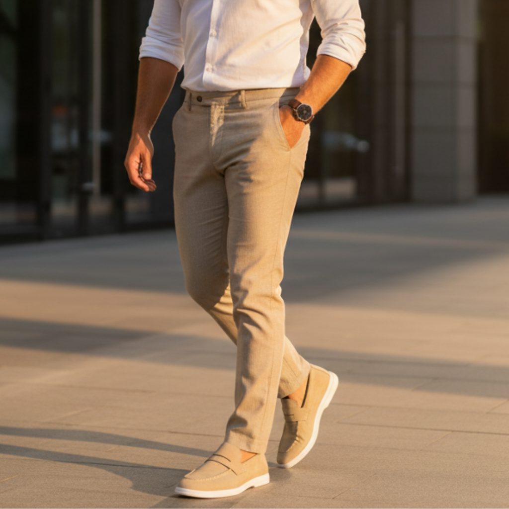 Desert Suede Slip-On Loafers