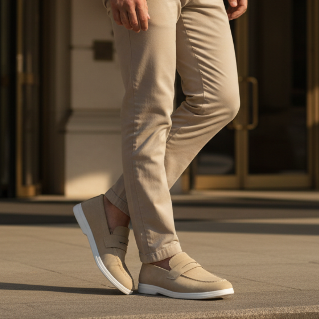 Desert Suede Slip-On Loafers