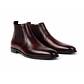 Brown Pure Leather Chelsea Shoes for Modern Style