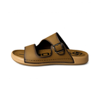 MEDICATED SLIPPERS CROSS STRAP – OLIVE BROWN