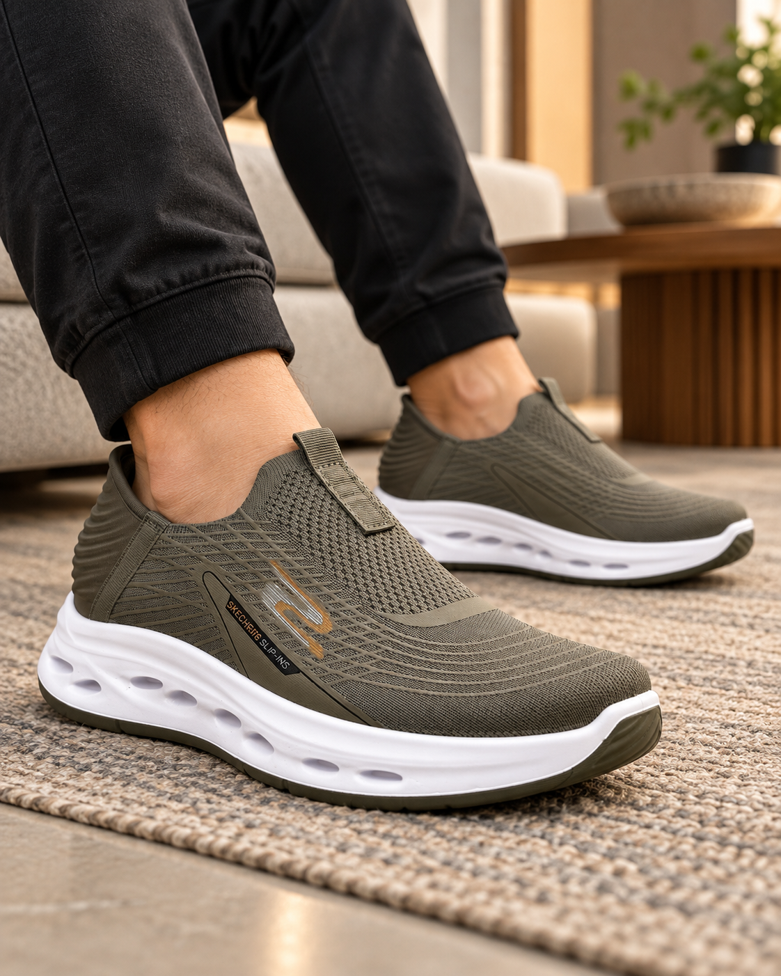 Olive Green AirFlex Pro Skecher