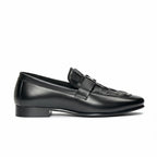 H Buckle Black Formal Loafer