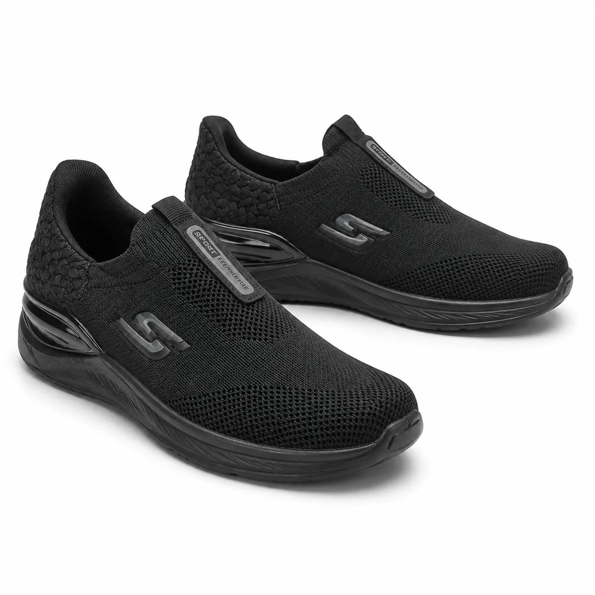 Black Air Flex l Comfort Walk Skechers